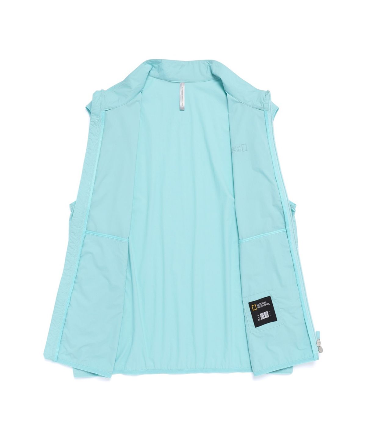 내셔널지오그래픽(NATIONALGEOGRAPHIC) N262MVT230 베이드 경량 베스트 DUSTY BLUE