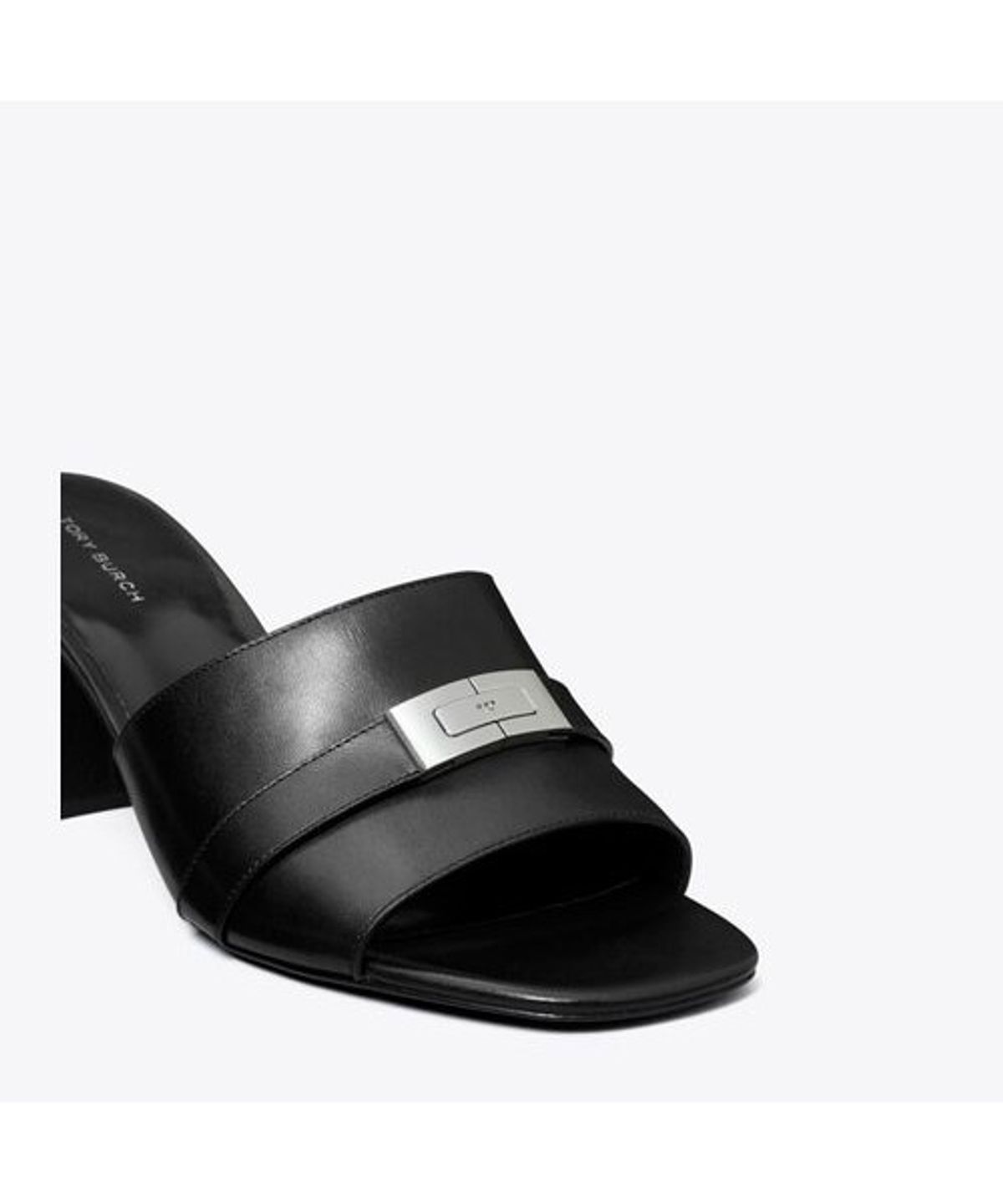 토리버치(TORYBURCH) 릴리 힐 뮬 - 퍼펙트 블랙