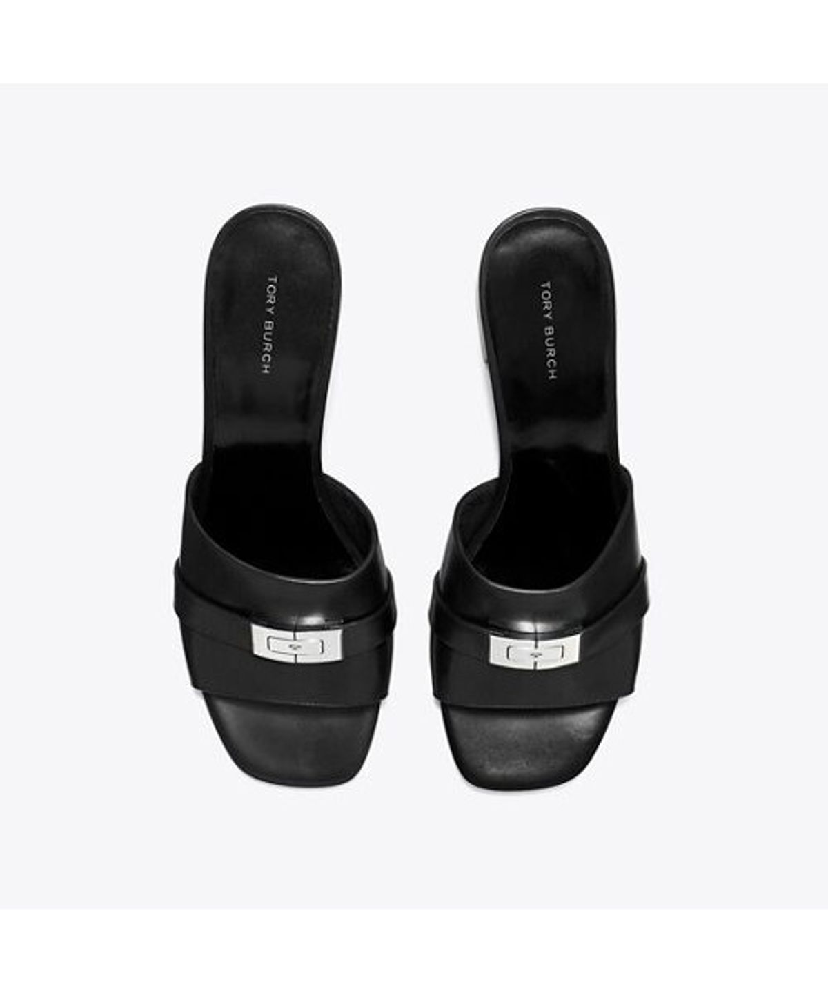 토리버치(TORYBURCH) 릴리 힐 뮬 - 퍼펙트 블랙