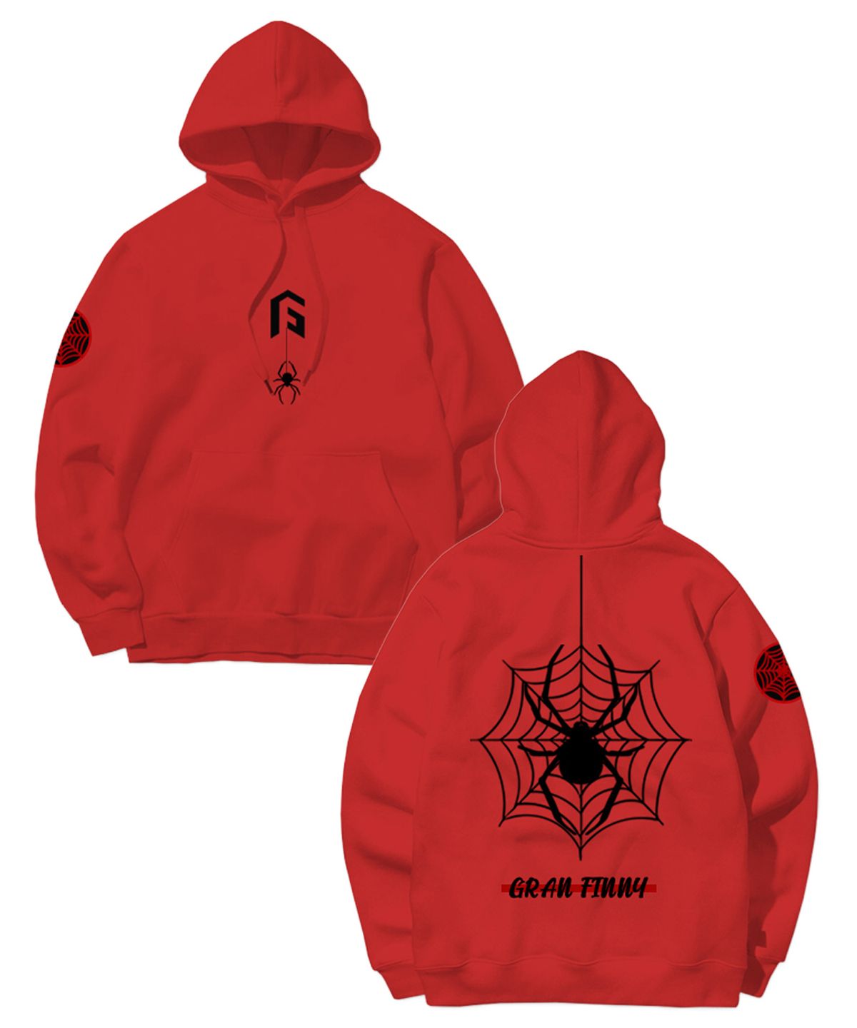 그랜피니(GRANFINNY) 스파이더 후드 GFHT202