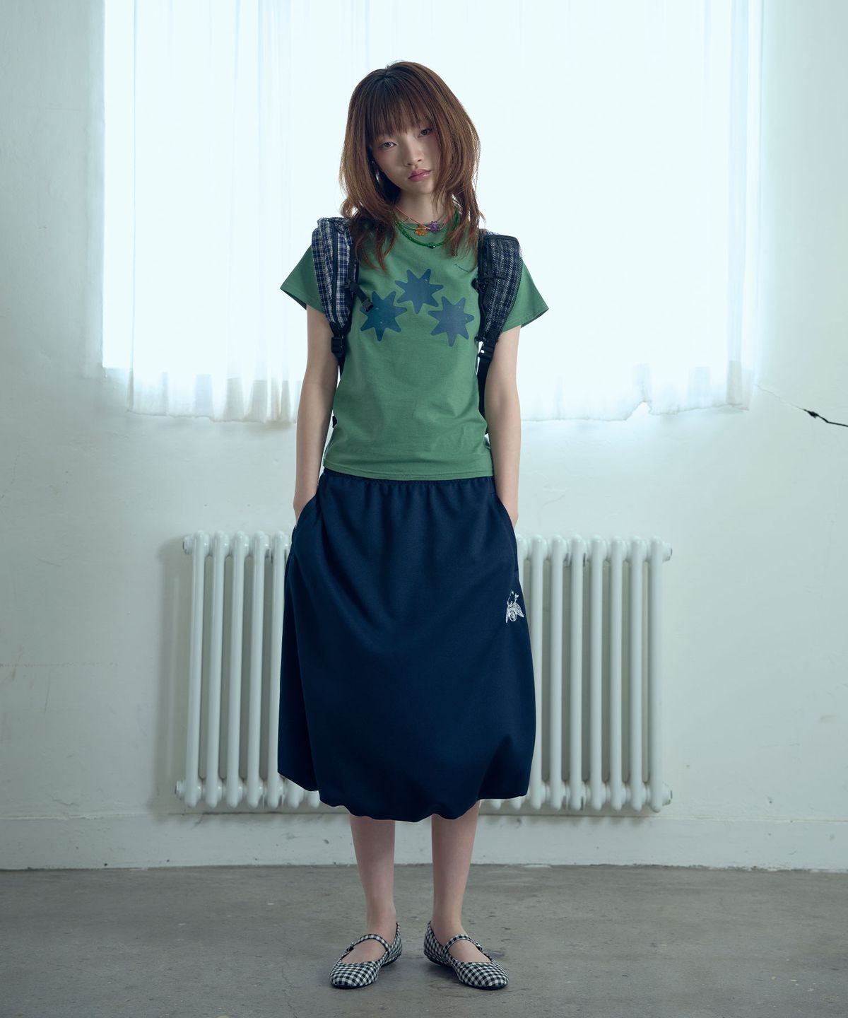 나이스고스트클럽(NICEGHOSTCLUB) RELIGIOUS SYMBOL MINI TEE_GREEN(NG2GMFT504A)