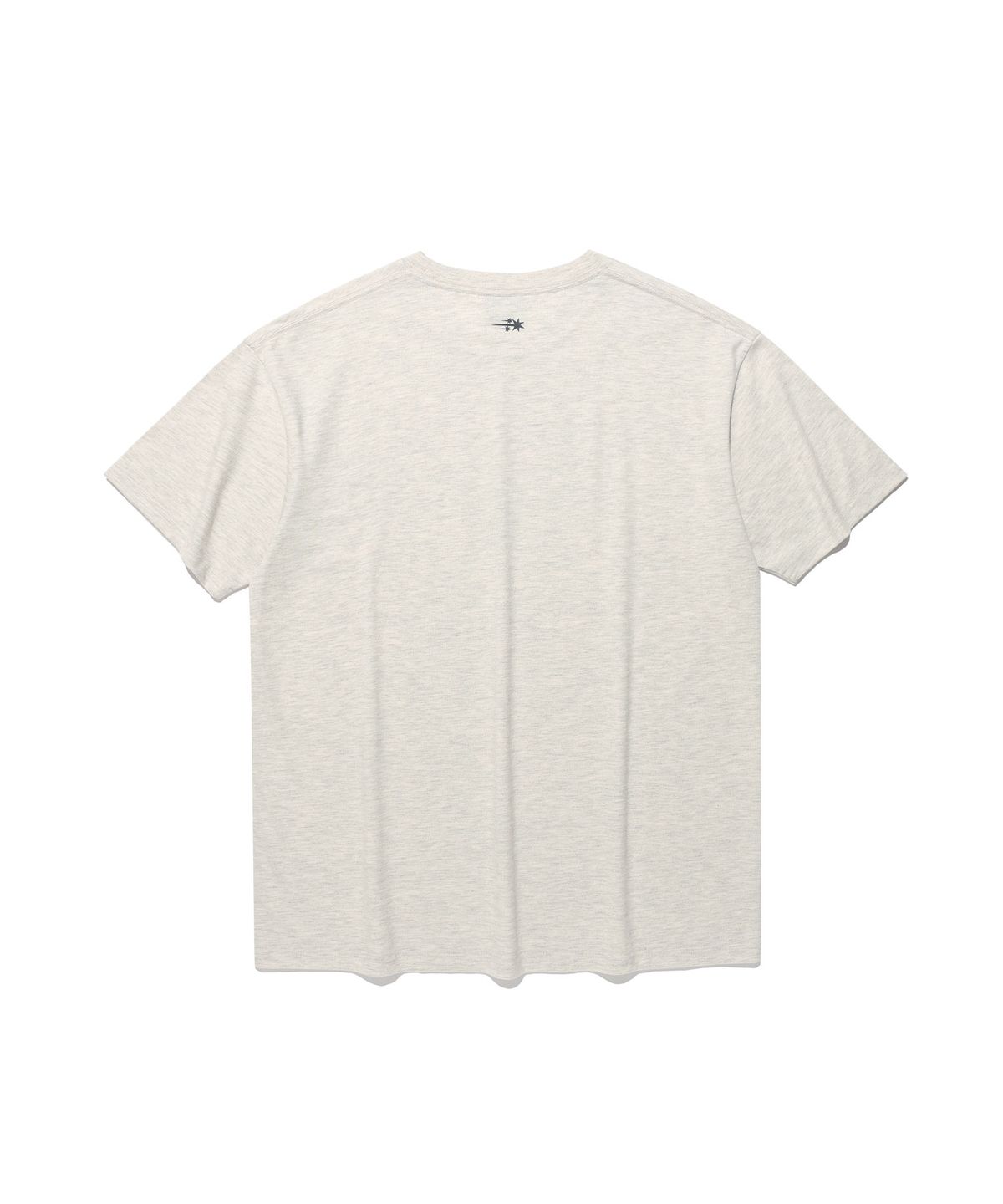 나이스고스트클럽(NICEGHOSTCLUB) 3STAR HALFTONE TEE_OATMEAL(NG2GMUT507A)