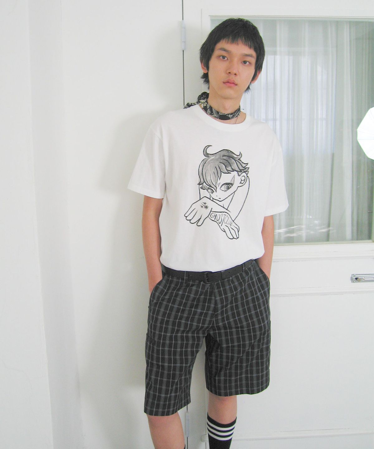 나이스고스트클럽(NICEGHOSTCLUB) GATEKEEPER HAND TEE_WHITE(NG2GMUT520A)
