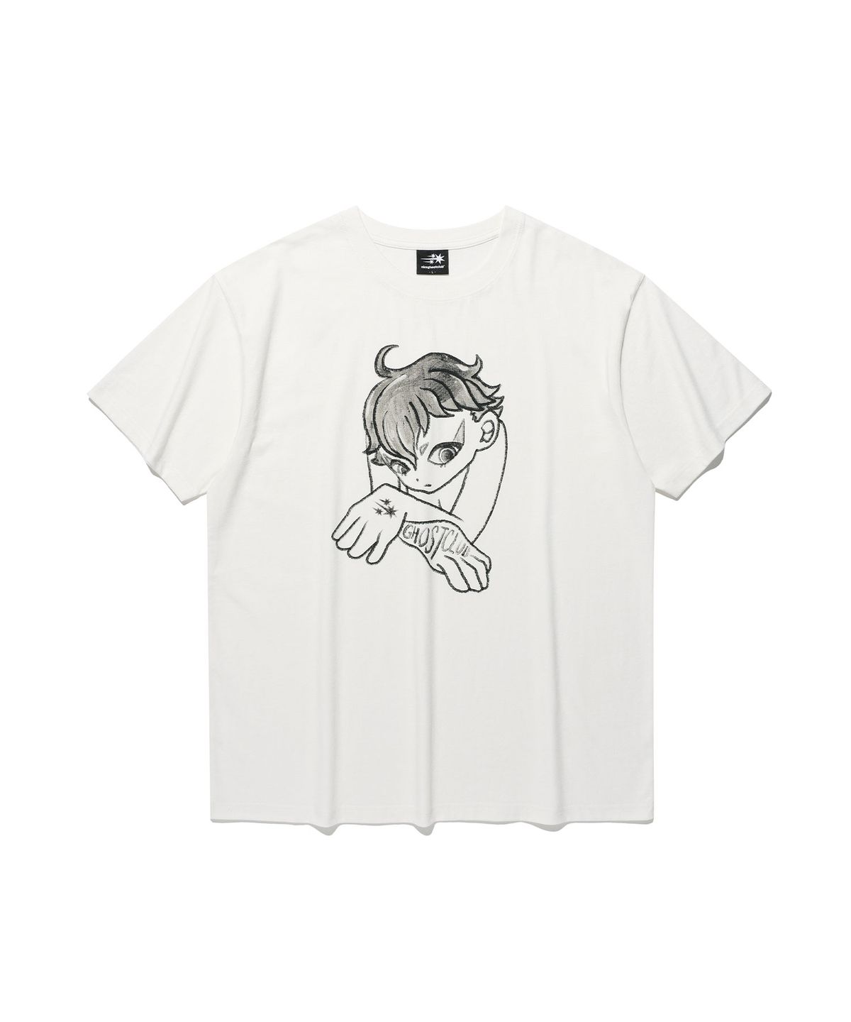나이스고스트클럽(NICEGHOSTCLUB) GATEKEEPER HAND TEE_WHITE(NG2GMUT520A)