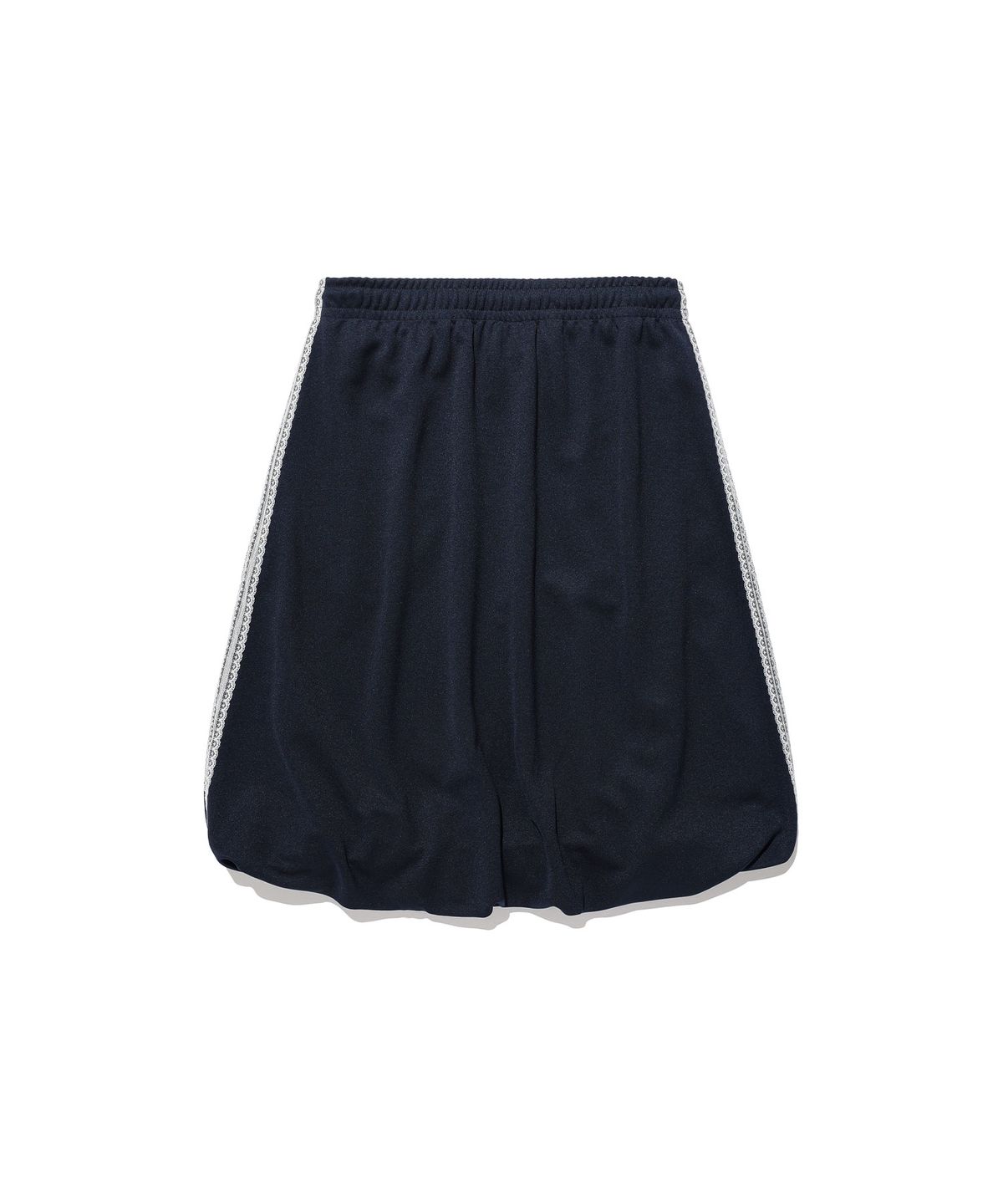 나이스고스트클럽(NICEGHOSTCLUB) GLORY BALLOON LACE TRACK JERSEY SKIRT_NAVY(NG2GMFPA90A)
