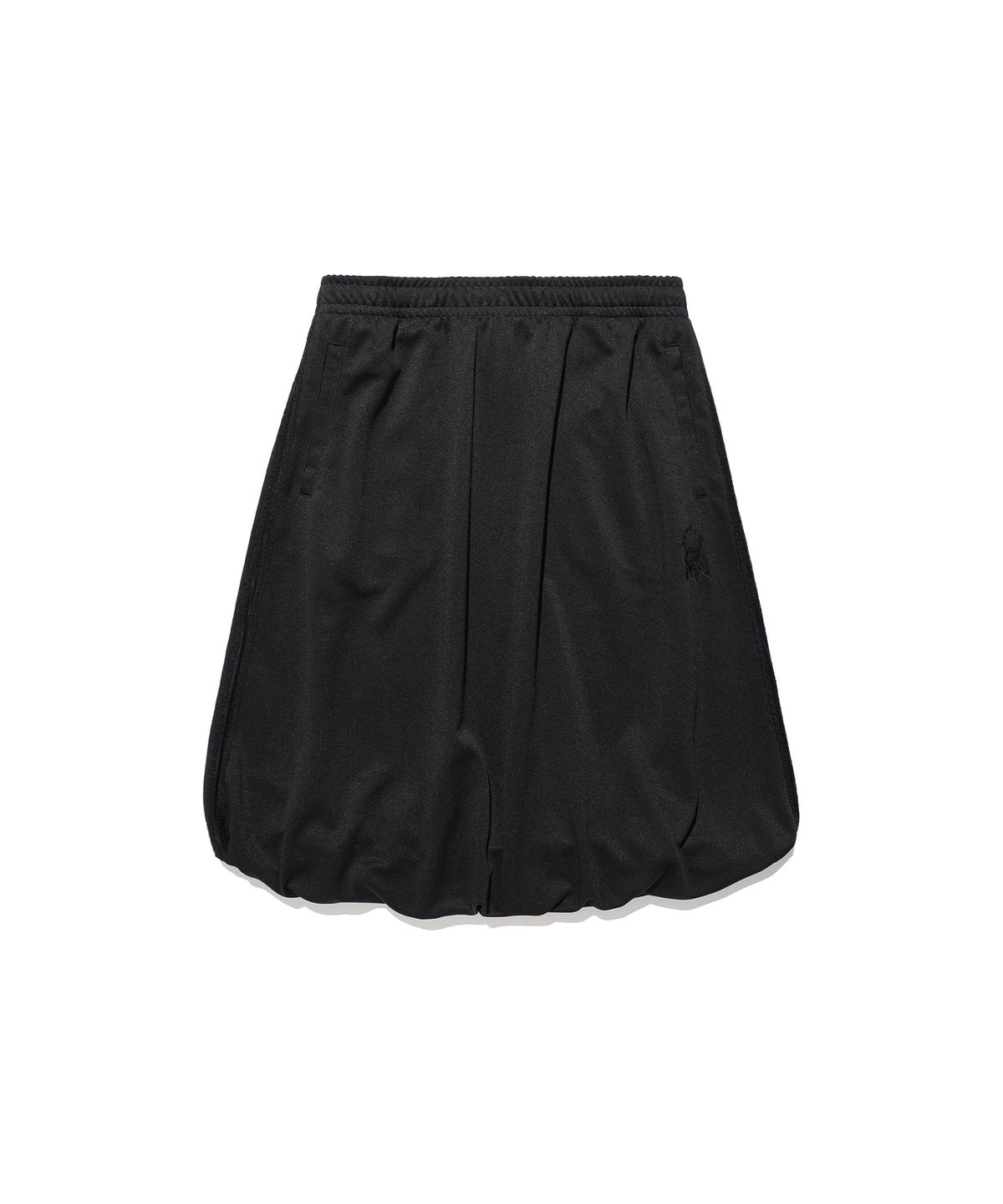 나이스고스트클럽(NICEGHOSTCLUB) GLORY BALLOON LACE TRACK JERSEY SKIRT_BLACK(NG2GMFPA90A)