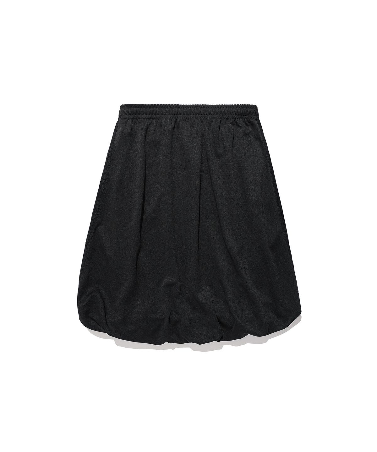 나이스고스트클럽(NICEGHOSTCLUB) GLORY BALLOON LACE TRACK JERSEY SKIRT_BLACK(NG2GMFPA90A)