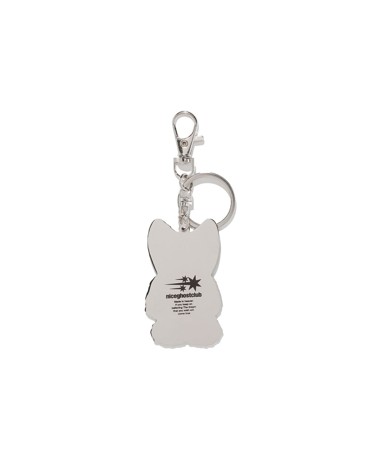 나이스고스트클럽(NICEGHOSTCLUB) DEVIL BEAR DOLL METAL KEY RING_SILVER(NG2GSUAB62A)