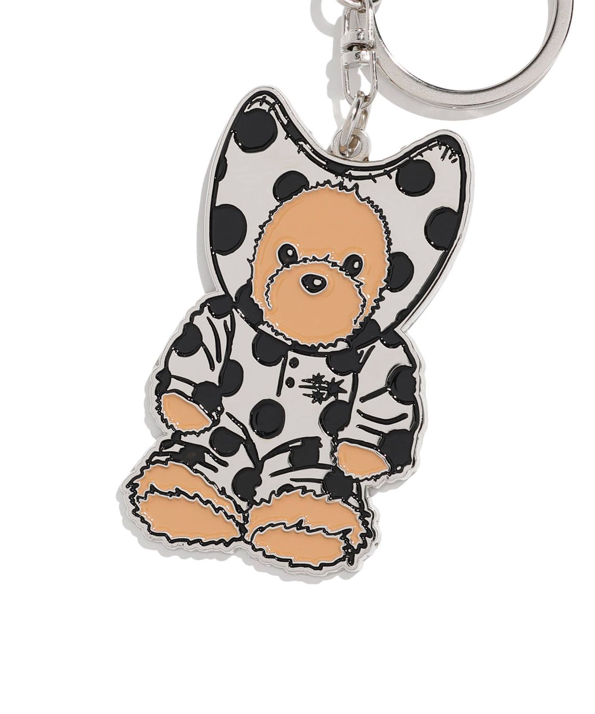 나이스고스트클럽(NICEGHOSTCLUB) DEVIL BEAR DOLL METAL KEY RING_SILVER(NG2GSUAB62A)