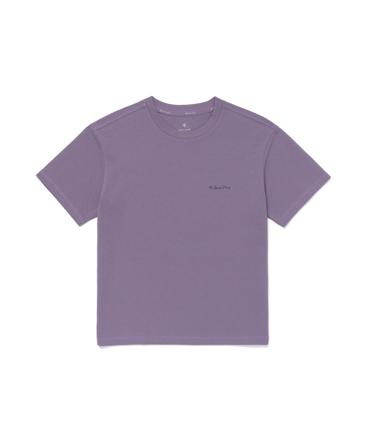 스노우피크 어패럴 키즈(SNOWPEAK APPAREL KIDS) 키즈 소로나 크레용 반팔 티셔츠 (S26MKFTS81) Purple