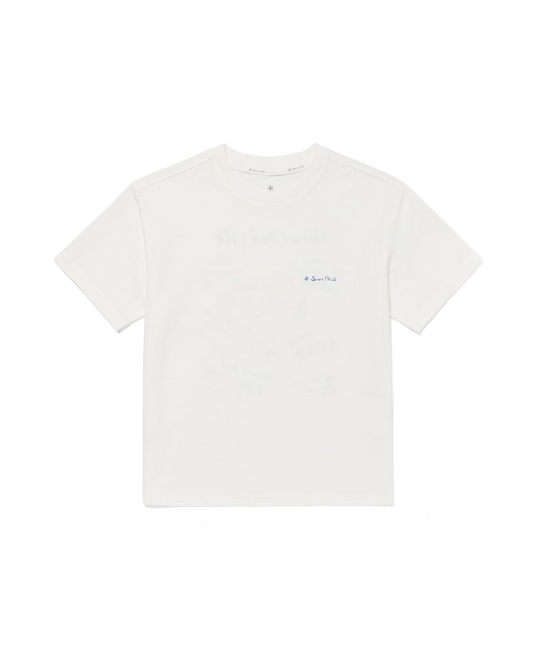키즈 소로나 크레용 반팔 티셔츠 (S26MKFTS81) Off White