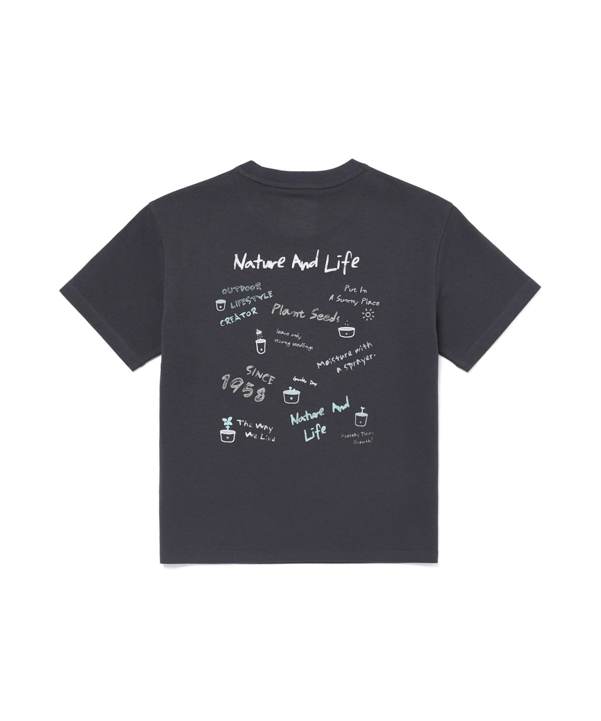 스노우피크 어패럴 키즈(SNOWPEAK APPAREL KIDS) 키즈 소로나 크레용 반팔 티셔츠 (S26MKFTS81) Navy