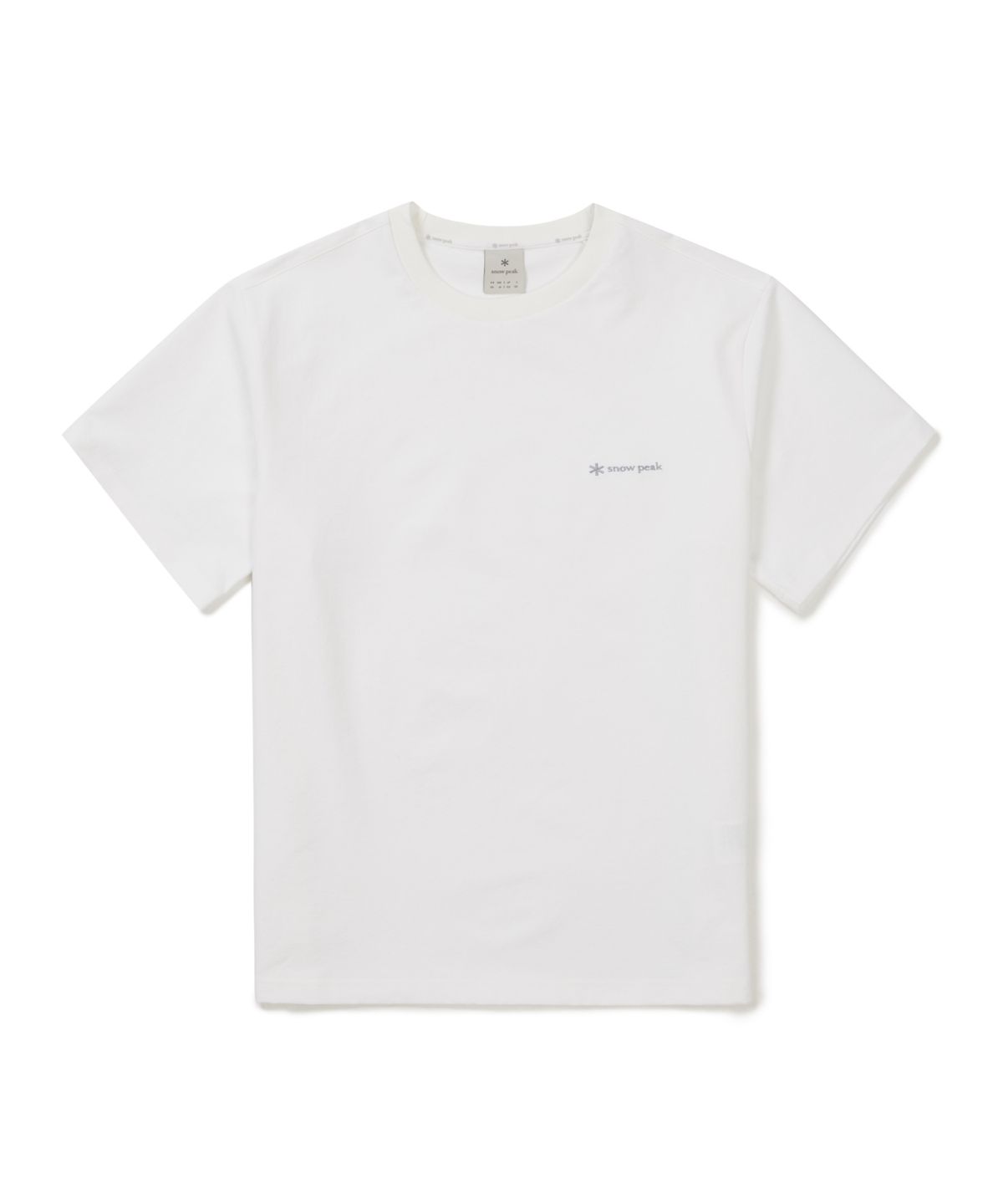 스노우피크 어패럴(SNOWPEAK APPAREL) 클래식 우븐 반팔 티셔츠 (S26MUTTS16) White