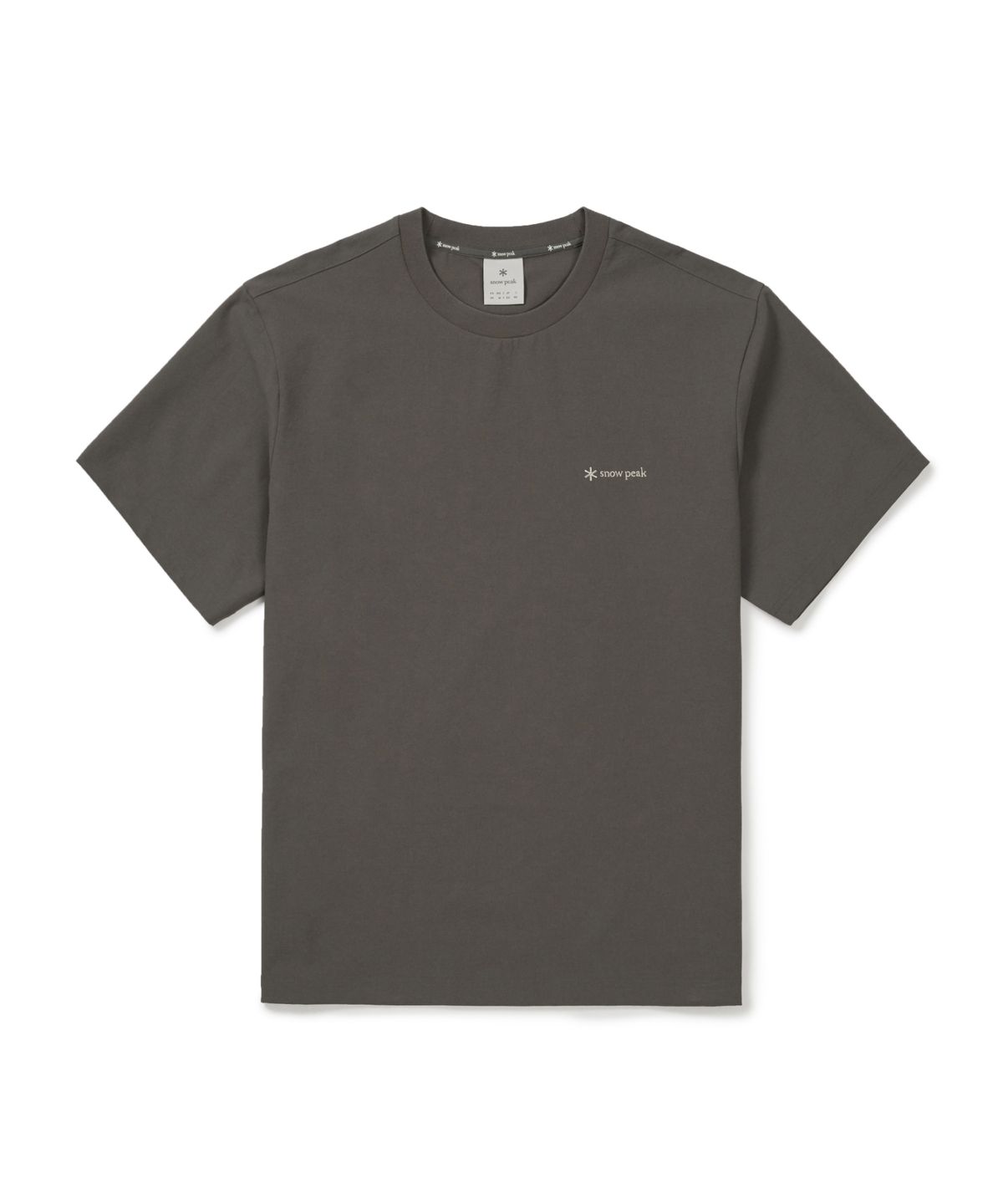 스노우피크 어패럴(SNOWPEAK APPAREL) 클래식 우븐 반팔 티셔츠 (S26MUTTS16) Dark Khaki
