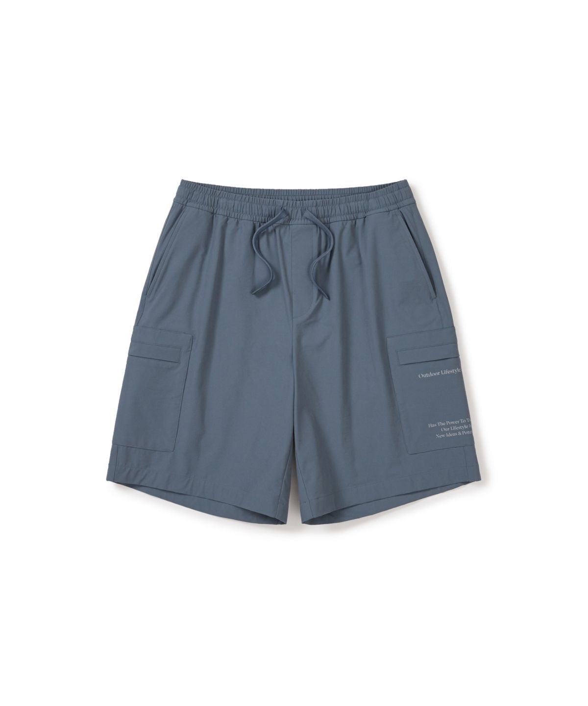 스노우피크 어패럴(SNOWPEAK APPAREL) 라고 카고 반바지 (S26MMTHP26) Pastel Blue