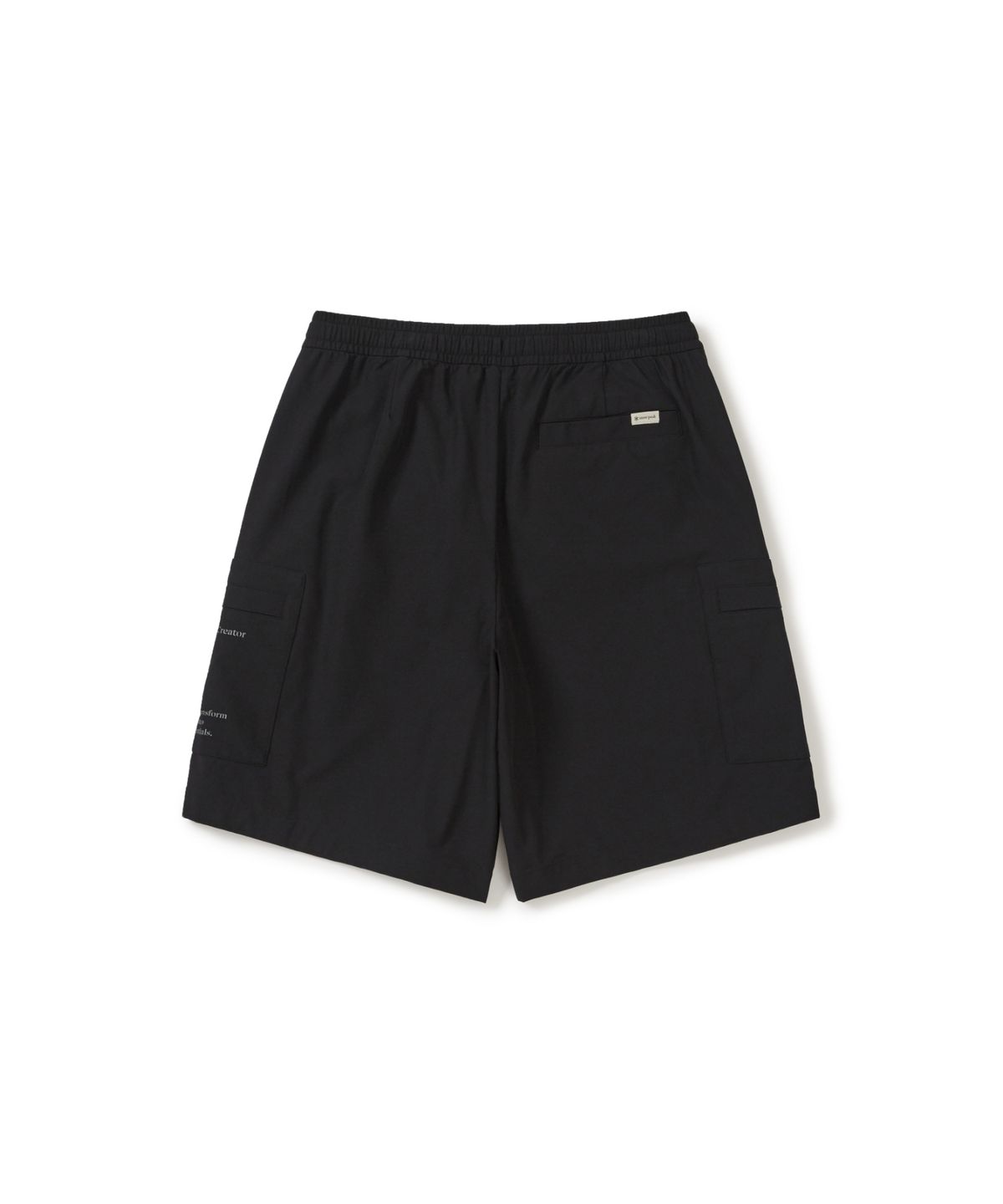 스노우피크 어패럴(SNOWPEAK APPAREL) 라고 카고 반바지 (S26MMTHP26) Black