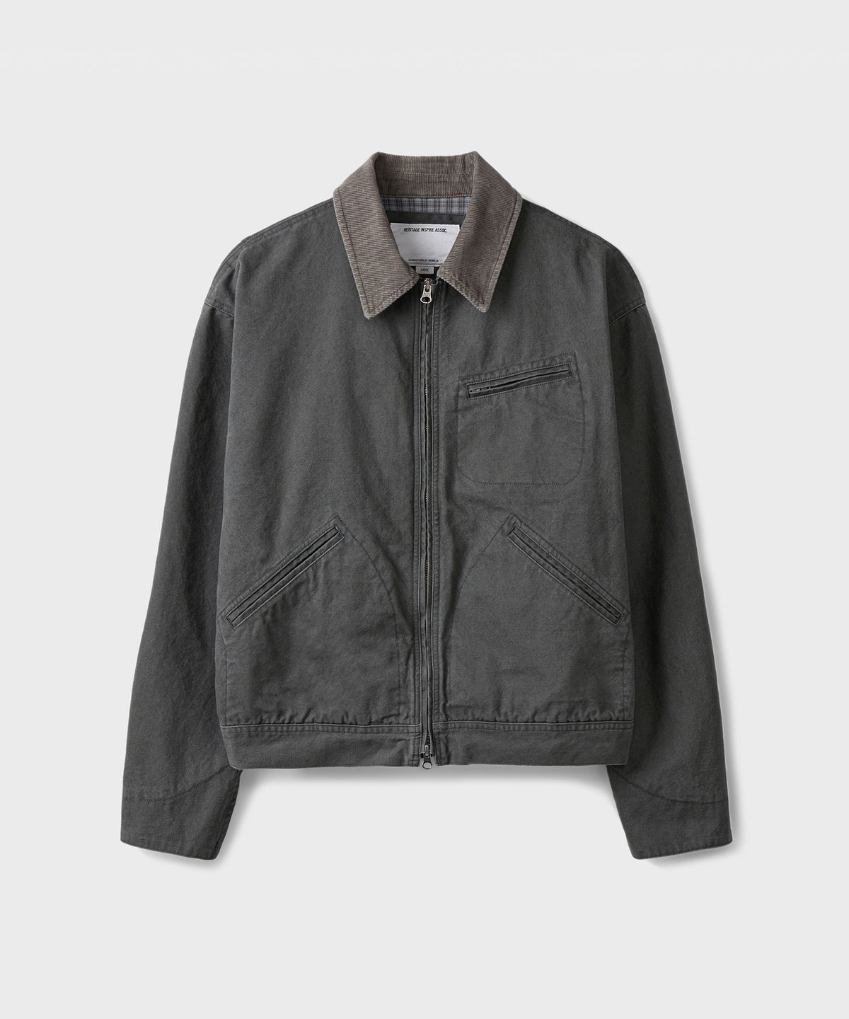 유니온블루(UNION BLUE) POREMAN WORK JACKET [CHARCOAL]
