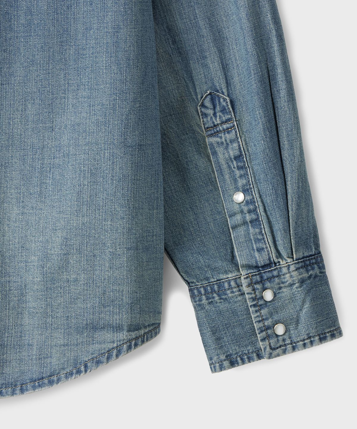 브랜디드(BRANDED) WESTERN DENIM SHIRT [LIGHT BLUE]