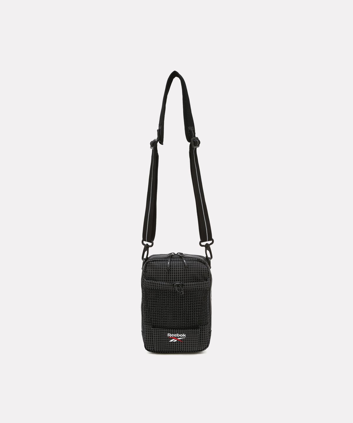 리복(REEBOK) 그리드 미니 크로스백 - 블랙