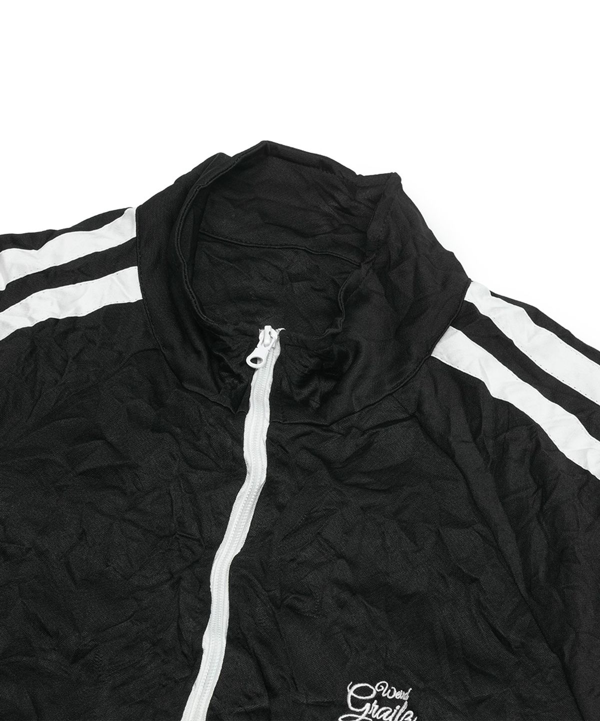 그레일즈(GRAILZ) CRINKLE TRACK JACKET [BLACK]
