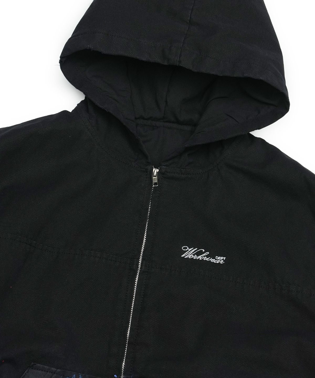 그레일즈(GRAILZ) PAINTED HOOD WORK JACKET [BLACK]