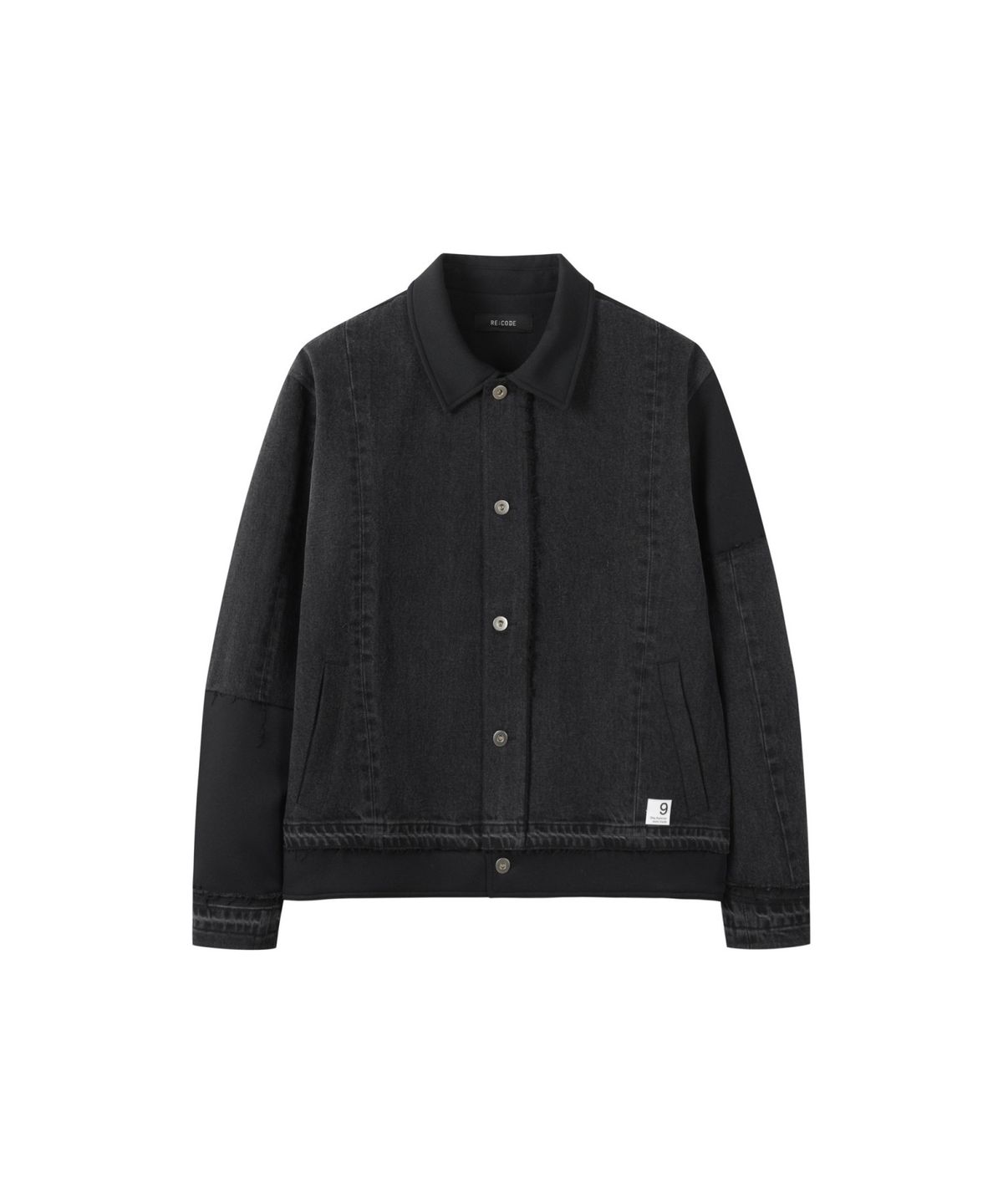 래코드(RECODE) Upside Down Denim Trucker Jacket RKJAS26601BKX