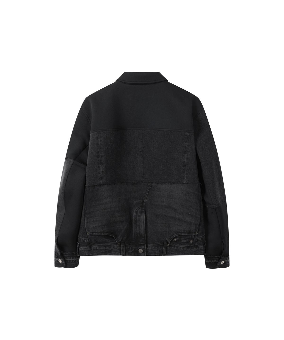 래코드(RECODE) Upside Down Denim Trucker Jacket RKJAS26601BKX
