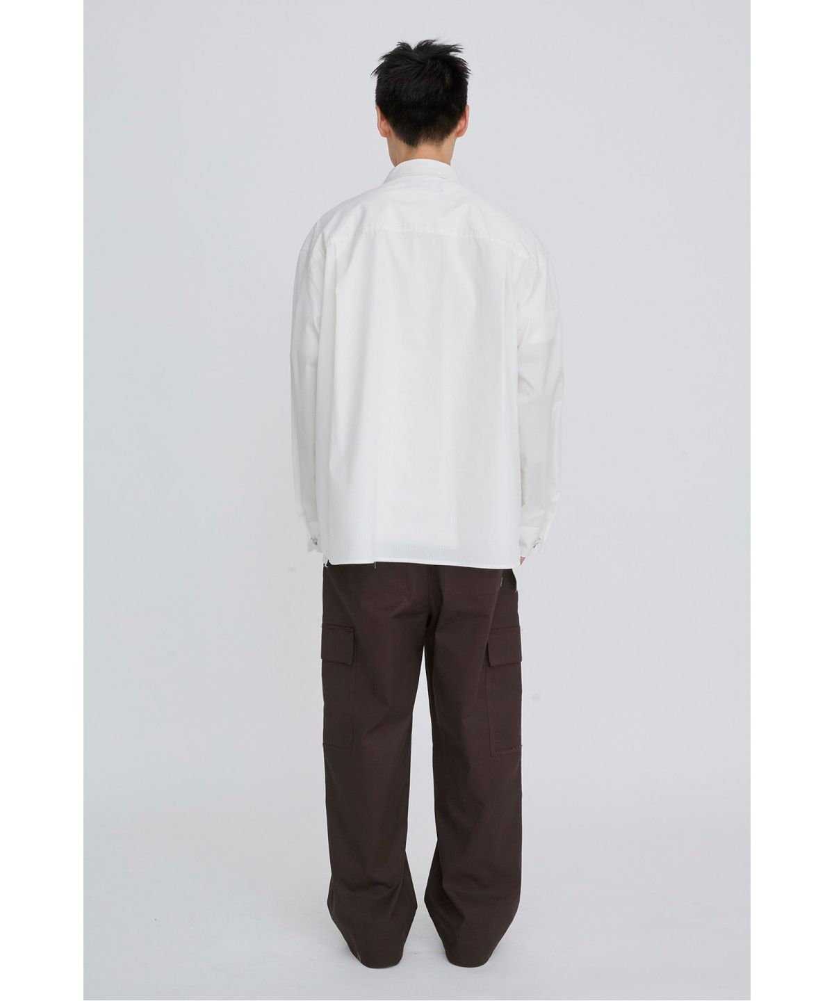 래코드(RECODE) Zip-Detail Shirt Jacket RKSAS26611WHX