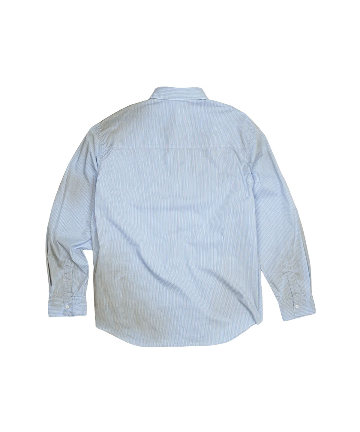 그레일즈(GRAILZ) QUIRKY DIRTY STRIPE SHIRT [BLUE]