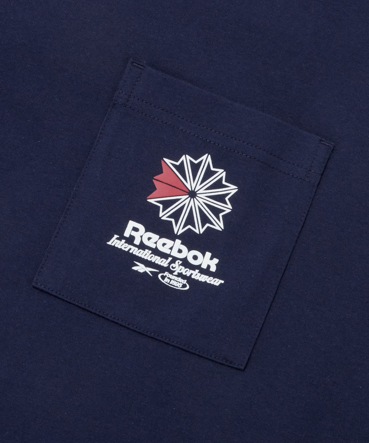 리복(REEBOK) 클래식 포켓 오버핏 반팔티 - 네이비