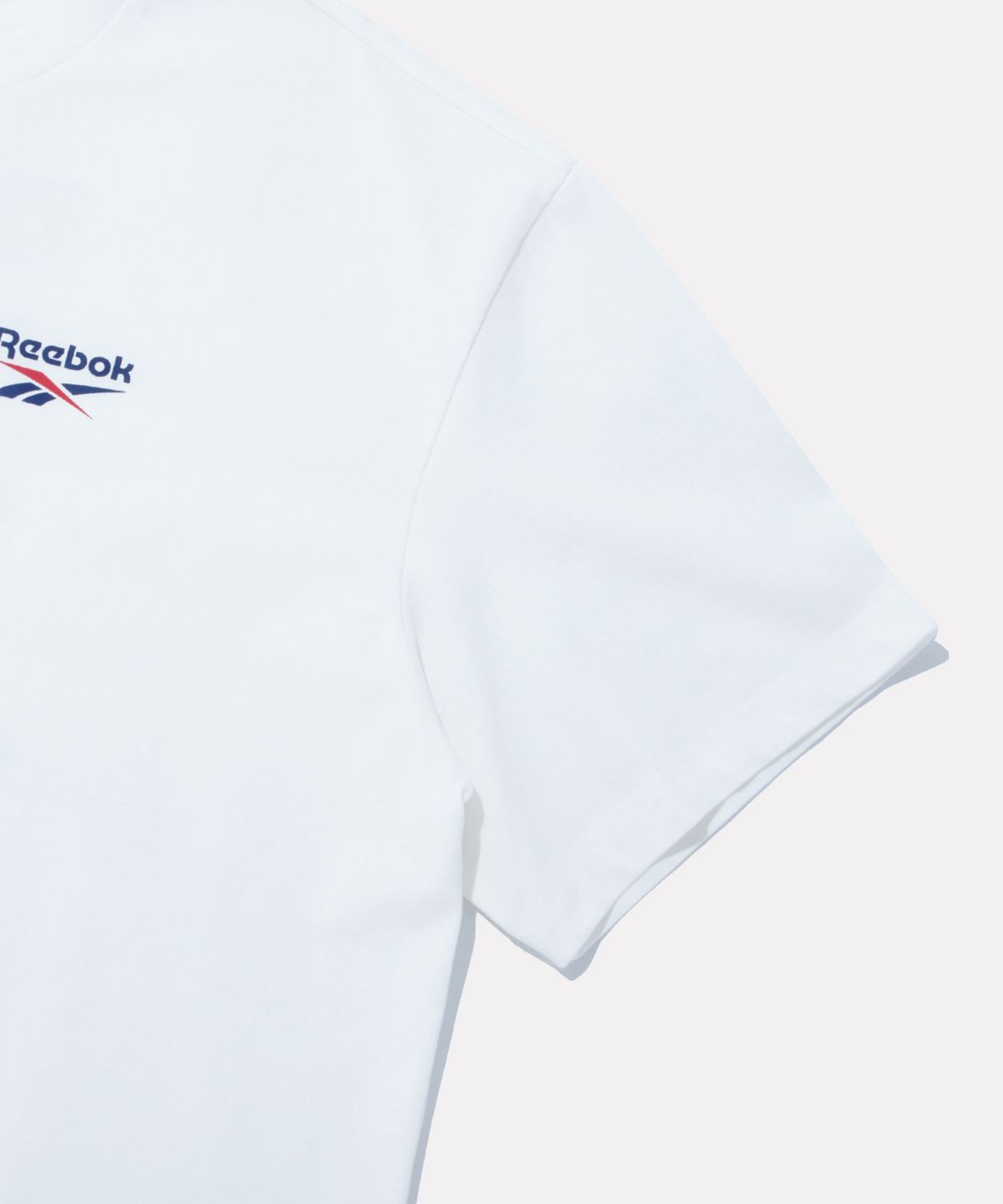 리복(REEBOK) 멀티로고 오버핏 반팔티 - 화이트
