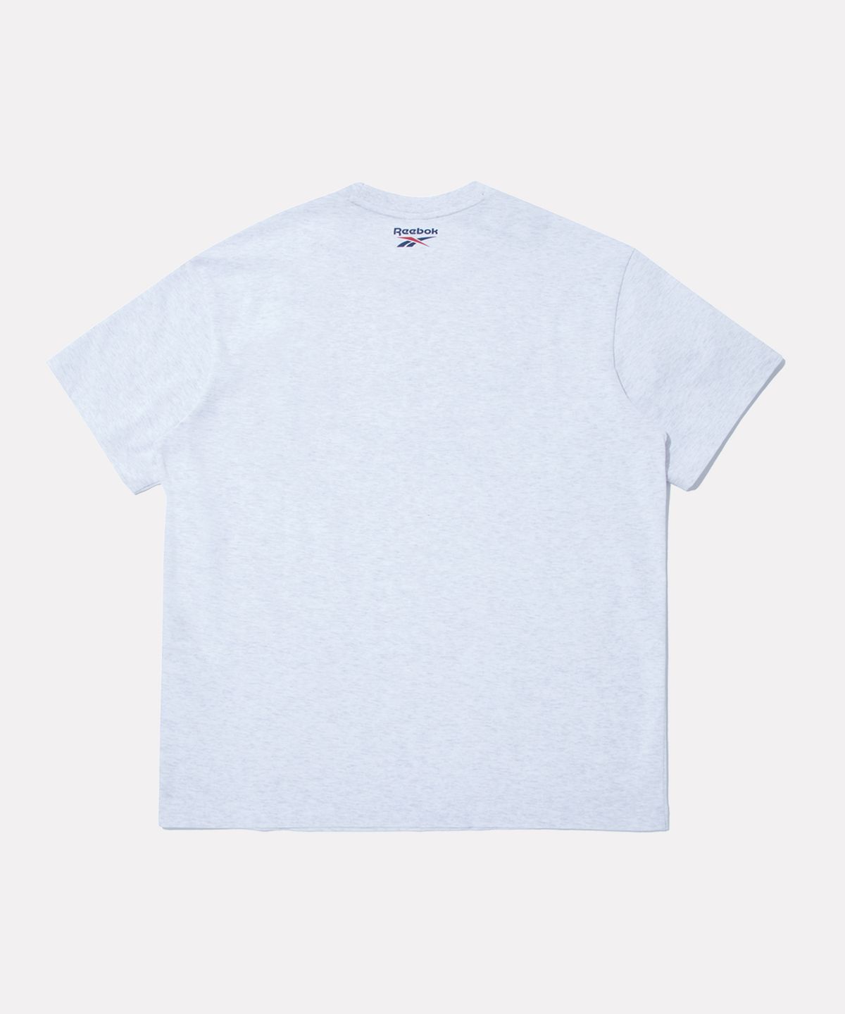리복(REEBOK) 에센셜 빅로고 반팔티 - 라이트 멜란지 그레이