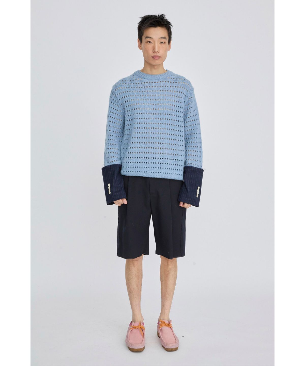 래코드(RECODE) Wool Tailored Shorts RKPAS26641NYX
