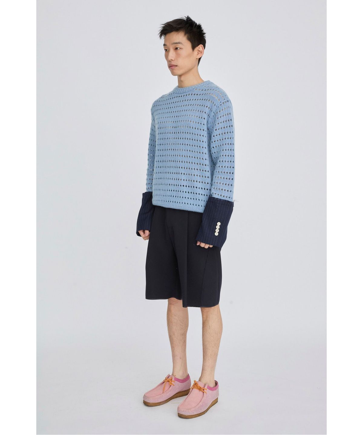 래코드(RECODE) Wool Tailored Shorts RKPAS26641NYX