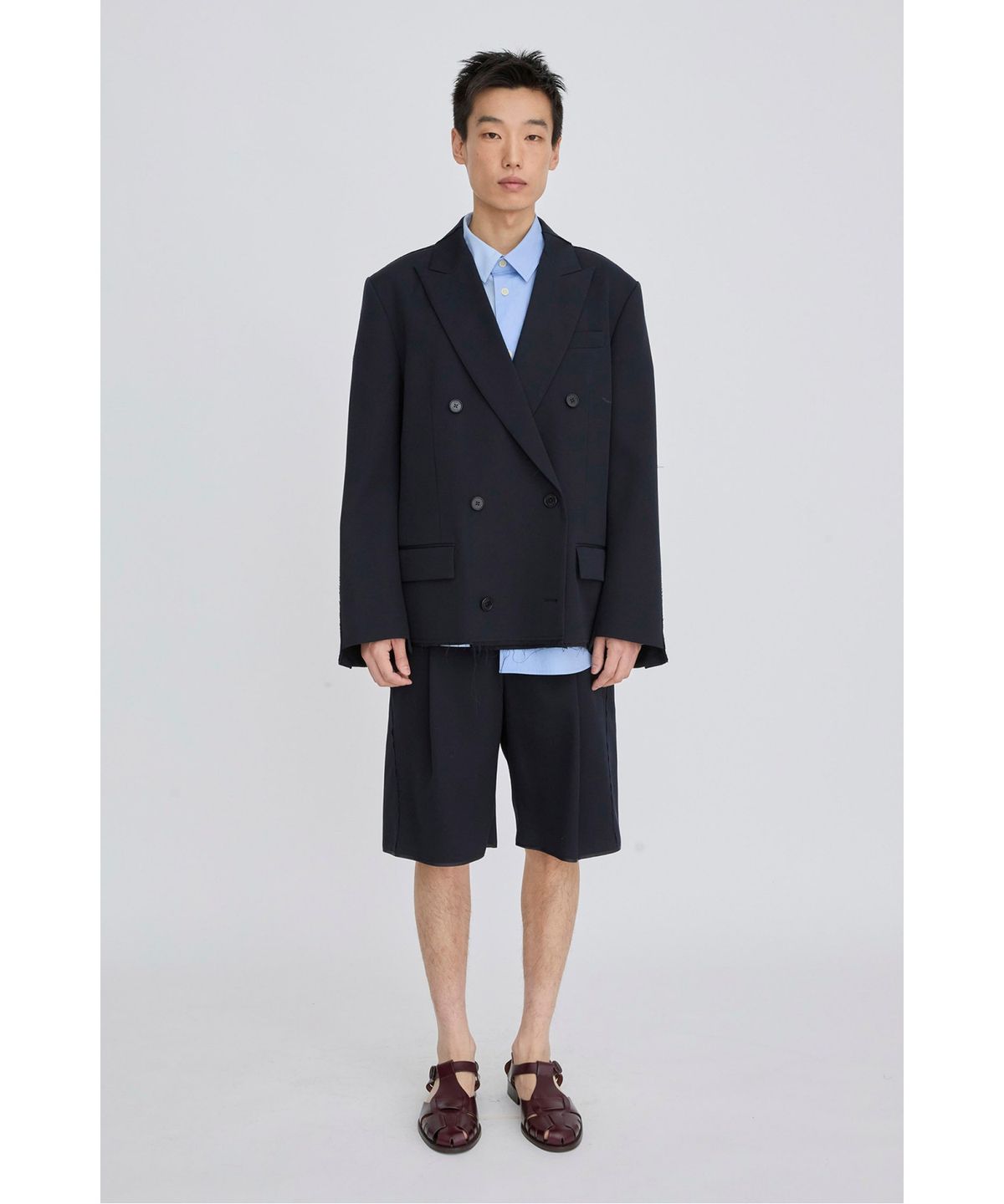 래코드(RECODE) Wool Tailored Shorts RKPAS26641NYX