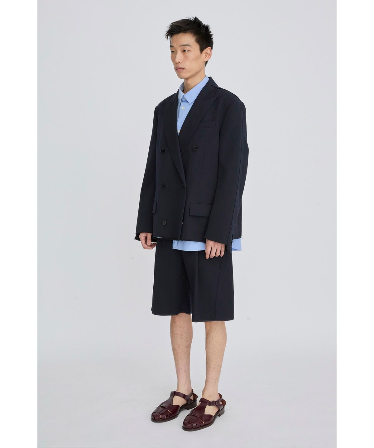 래코드(RECODE) Wool Tailored Shorts RKPAS26641NYX
