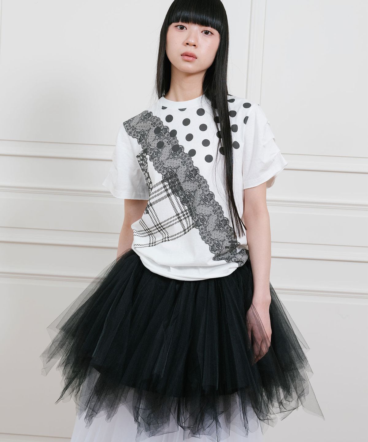 나이스고스트클럽(NICEGHOSTCLUB) FFATS MIX PATTERN TEE_WHITE(NG2GSUT582A)