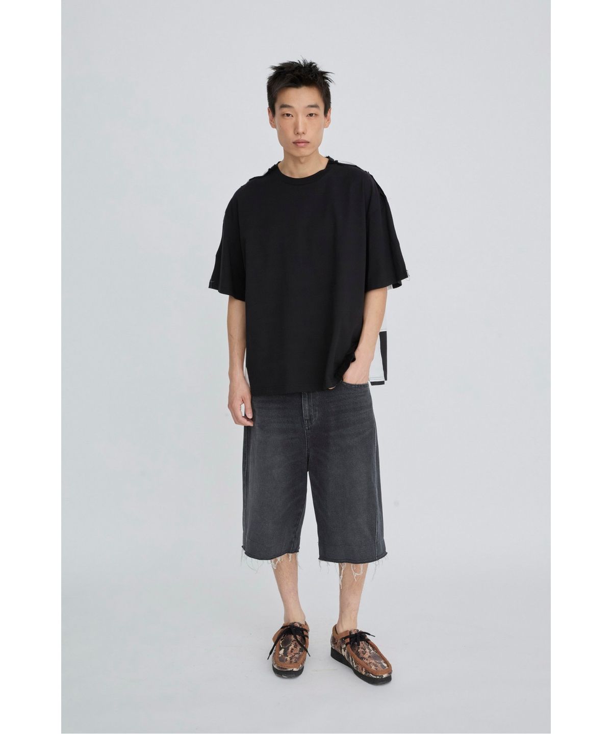 래코드(RECODE) Denim Shorts RKPAM26645BKX