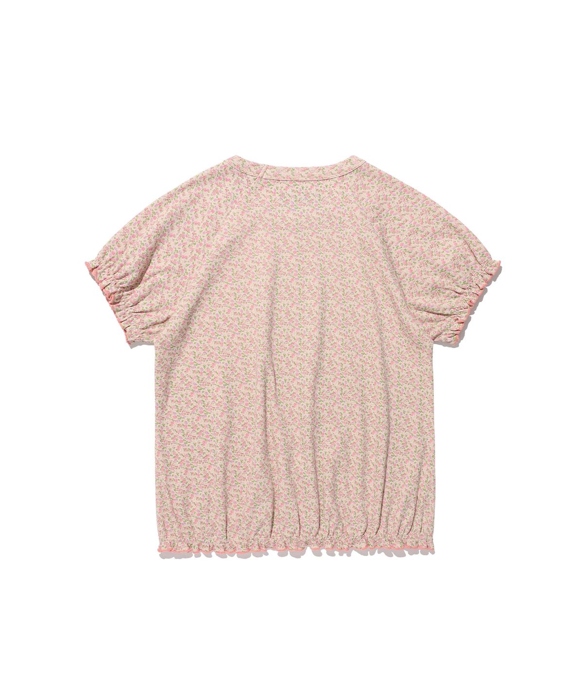 나이스고스트클럽(NICEGHOSTCLUB) FFATS FLOWER PUFF SHIRRING TEE_MIX(NG2GSUT585A)