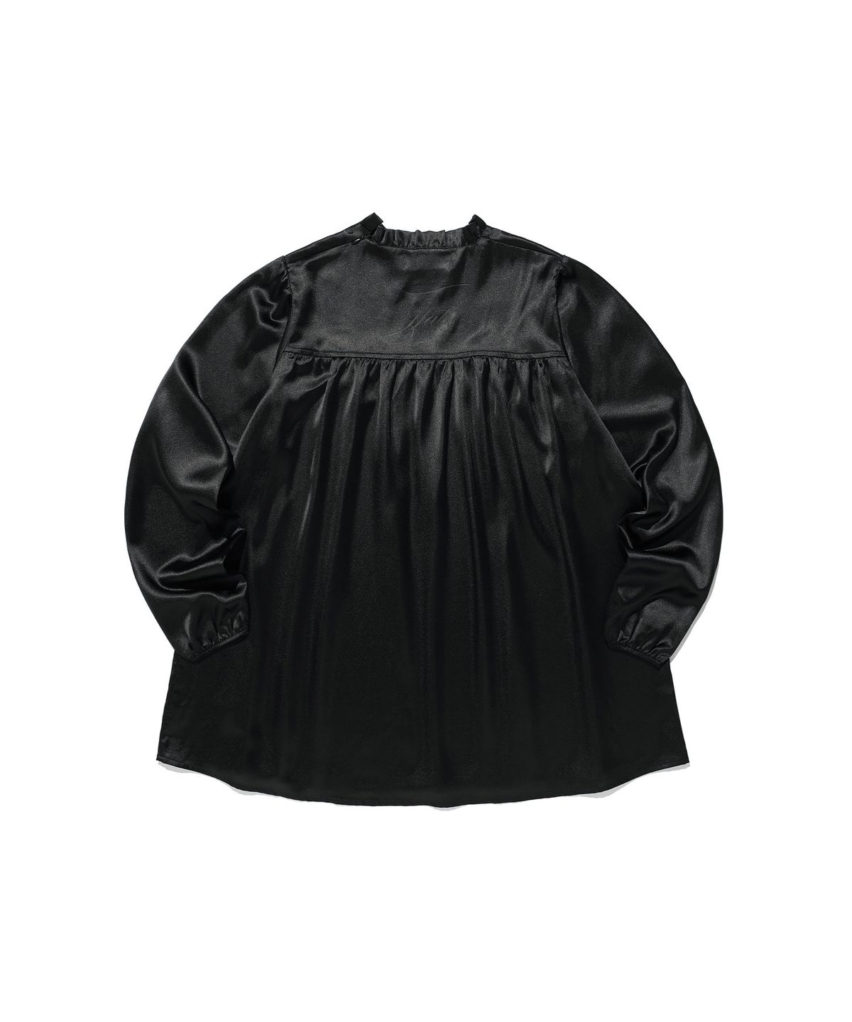 나이스고스트클럽(NICEGHOSTCLUB) FFATS PLEATED PUFF SATIN DRESS_BLACK(NG2GSUPA92A)