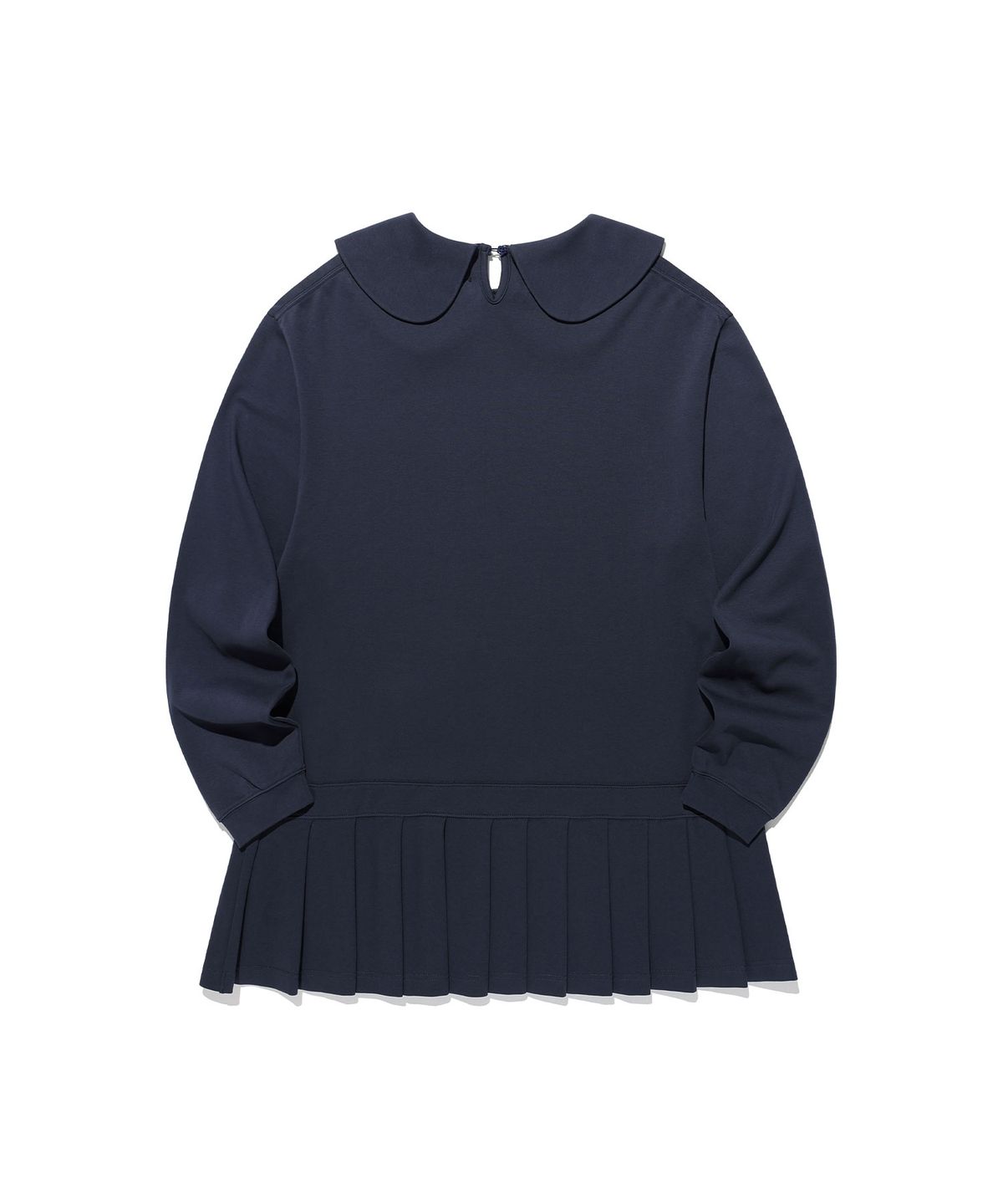 나이스고스트클럽(NICEGHOSTCLUB) FFATS PLEATED MIDI DRESS L/S TEE_NAVY(NG2GSUPA94A)