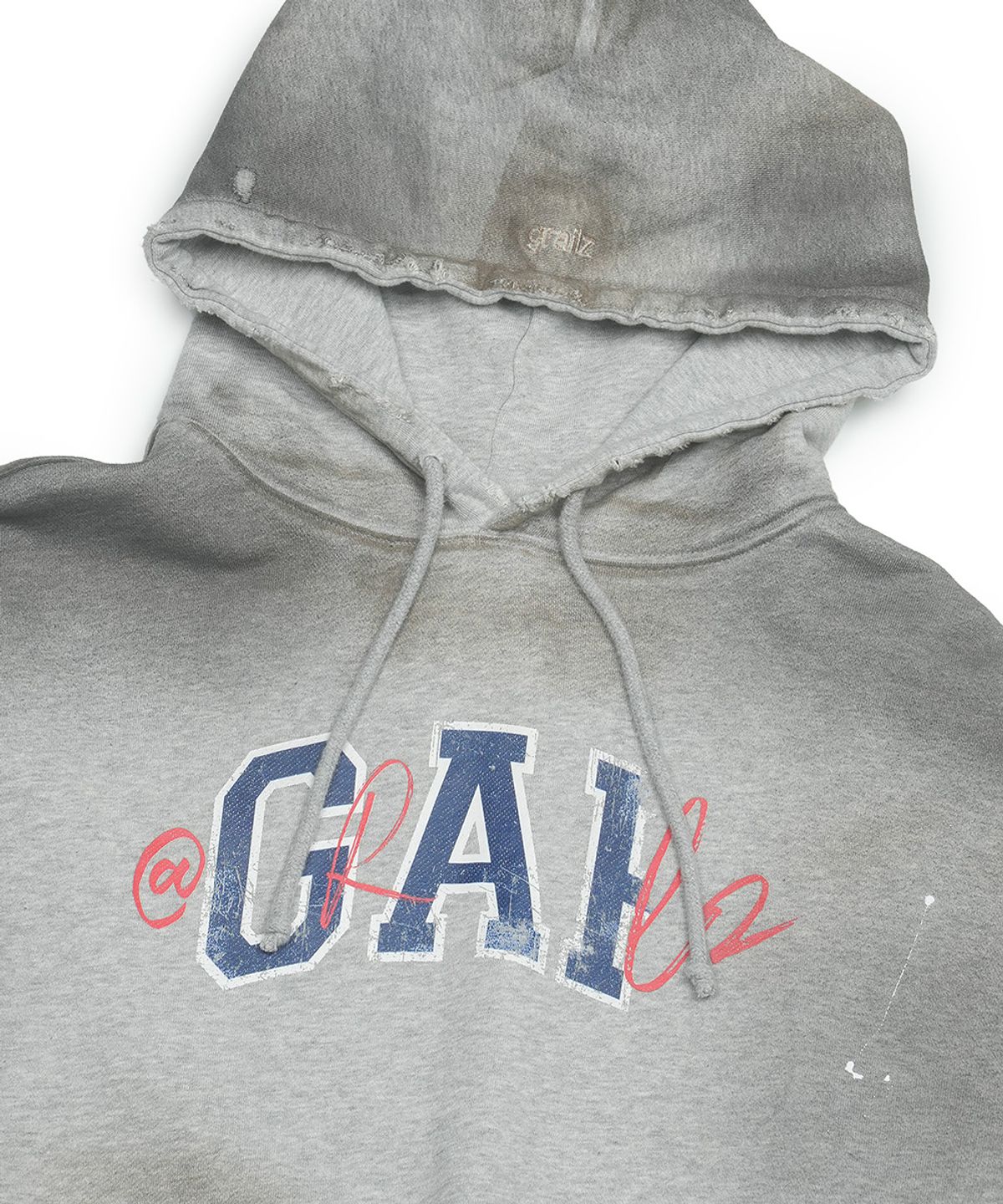 그레일즈(GRAILZ) GAAAAAP PARODY HOODIE [GRAY]