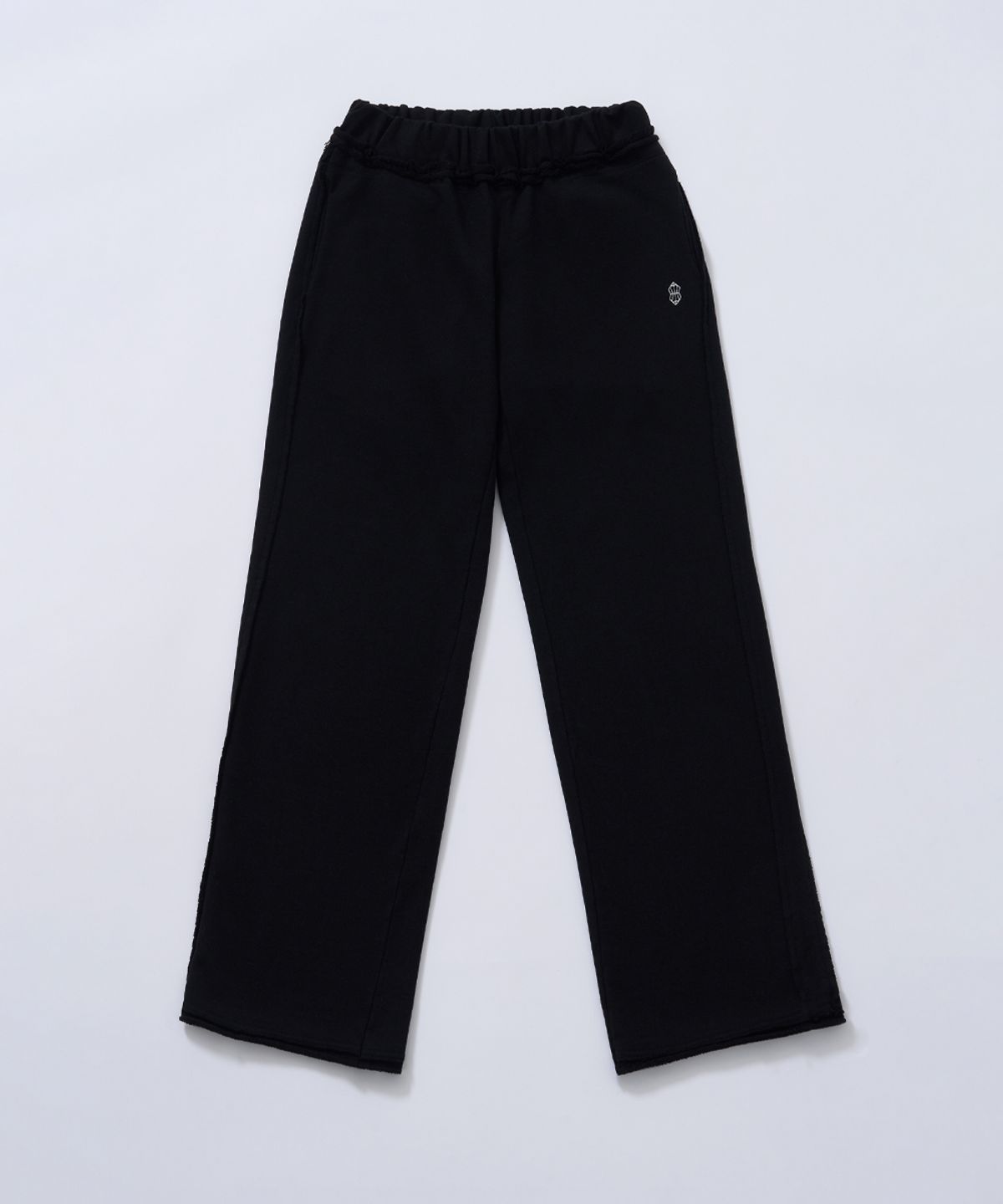 졸리앙볼(JOLIEENVOL) STRAIGHT FIT WIDE SWEAT PANTS (BLACK)