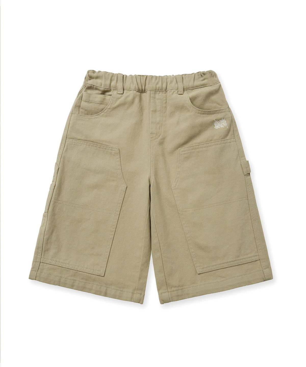 브라운브레스 키즈(BROWNBREATH KIDS) KIDS DOUBLE KNEE BERMUDA PANTS - BEIGE