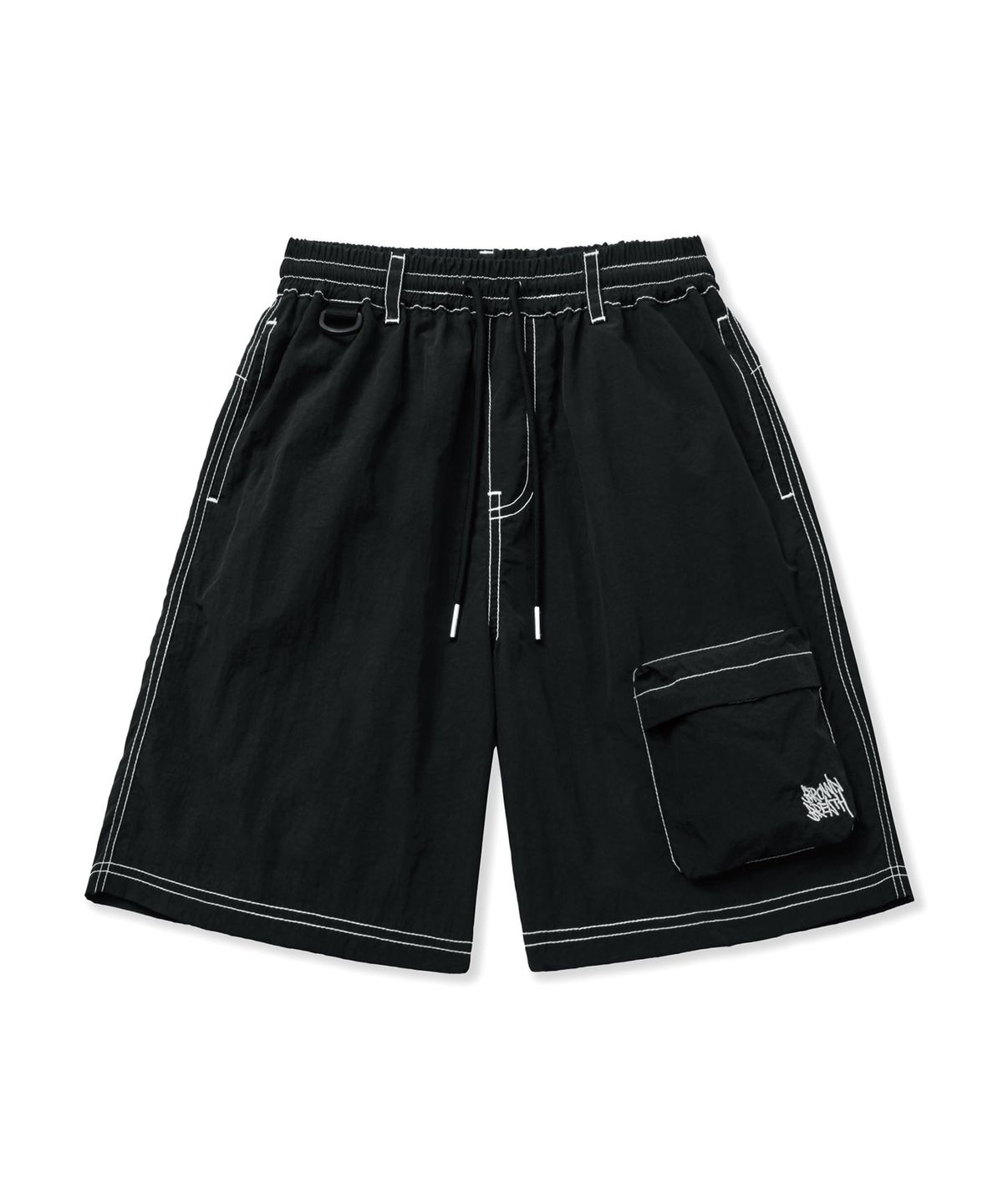 브라운브레스 키즈(BROWNBREATH KIDS) KIDS MULTI POCKET TAG SHORTS - BLACK