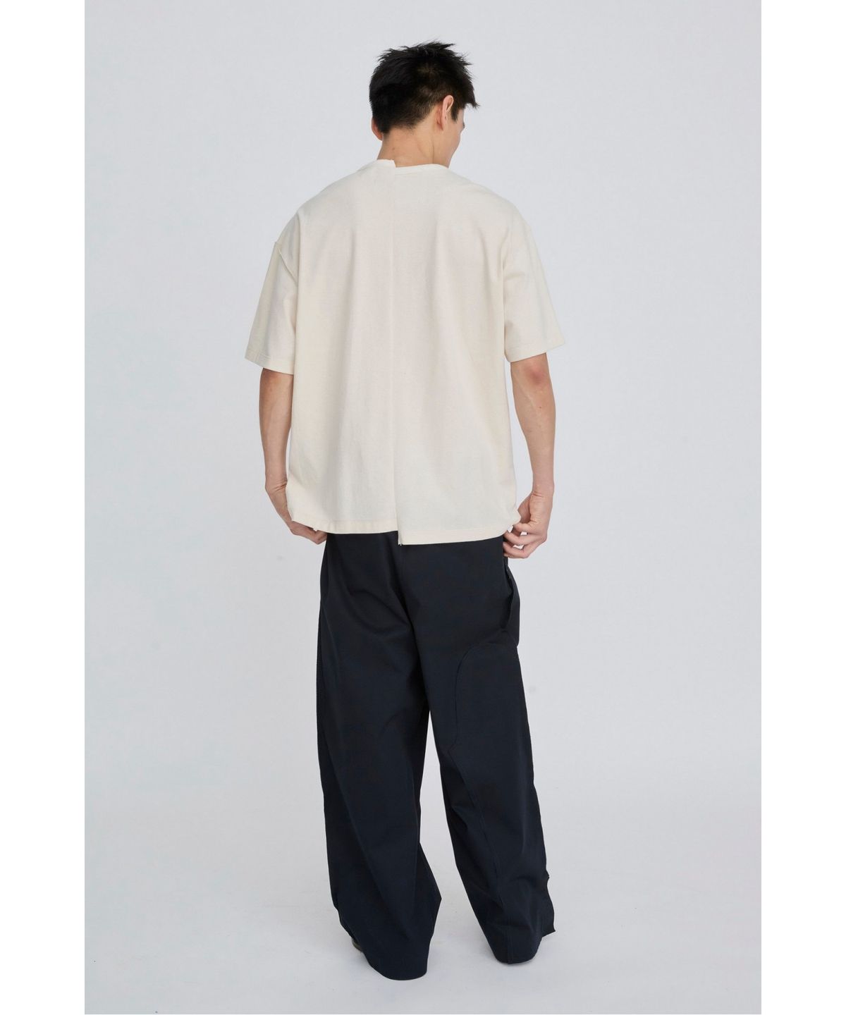 래코드(RECODE) Split T-shirt RKTAM26623WHX