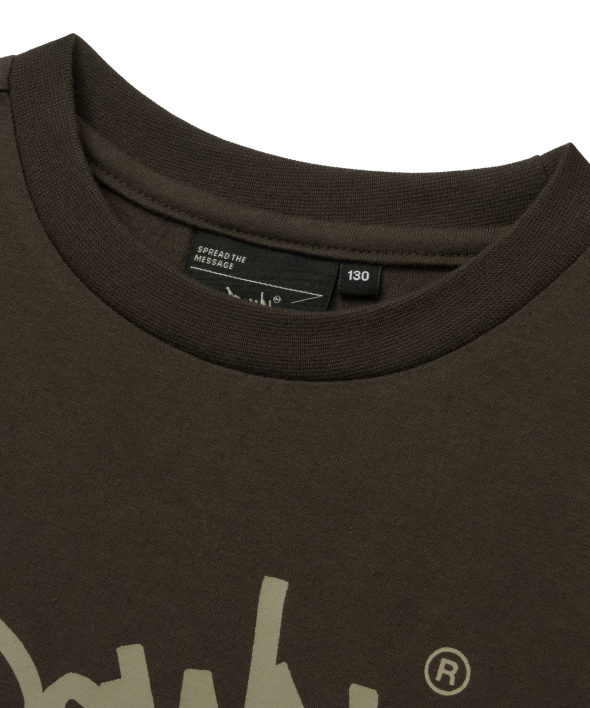 브라운브레스 키즈(BROWNBREATH KIDS) KIDS DELIVERY TAG TEE - BROWN