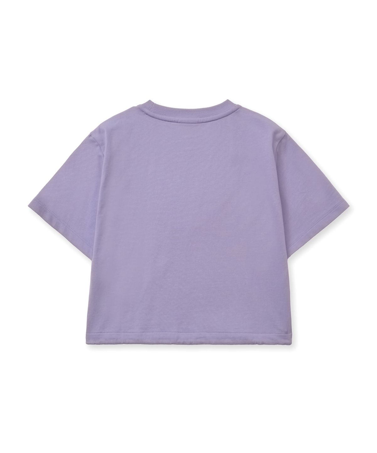 브라운브레스 키즈(BROWNBREATH KIDS) KIDS GIRL TAG CROP MTM TEE - LAVENDER