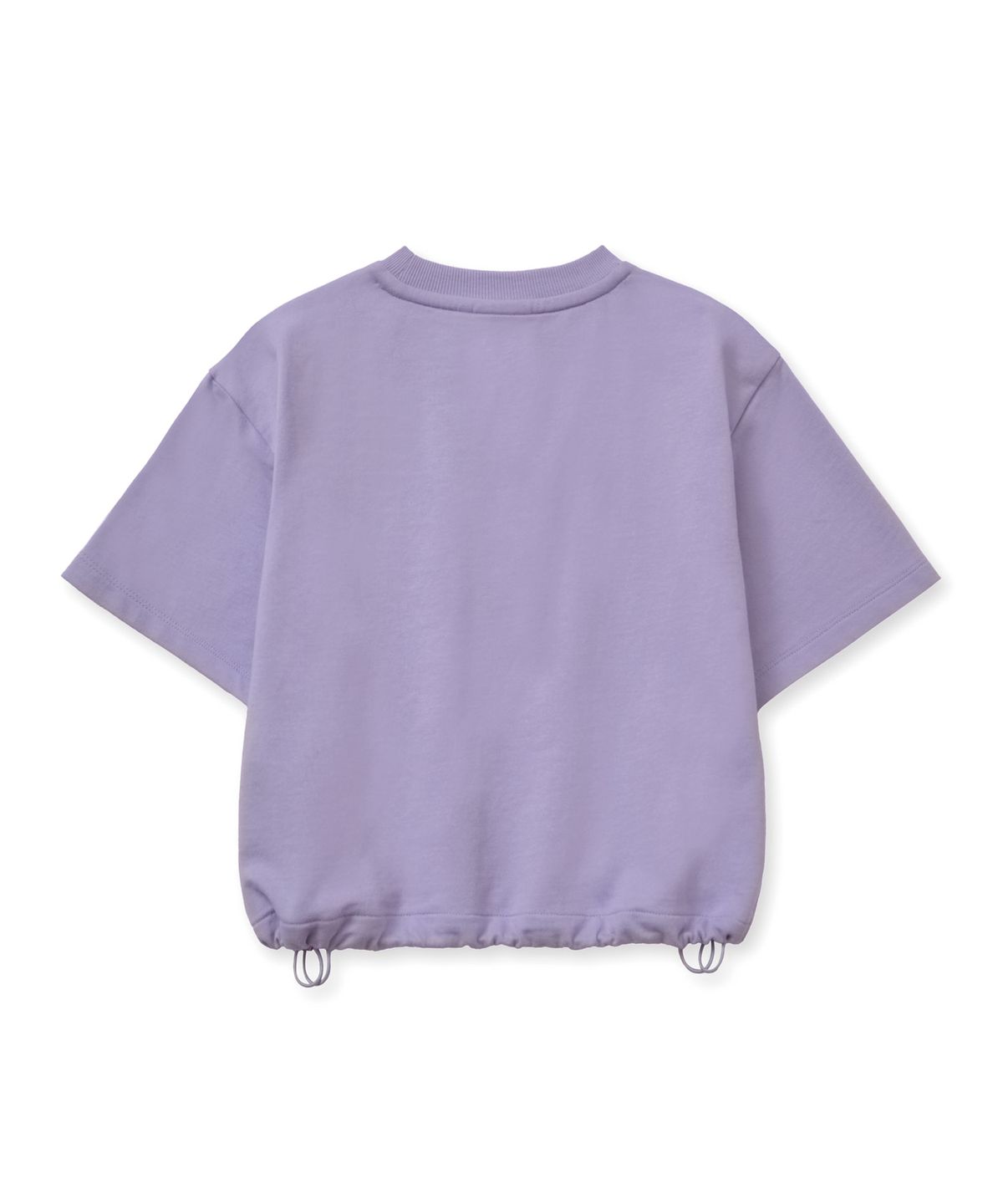브라운브레스 키즈(BROWNBREATH KIDS) KIDS GIRL TAG CROP MTM TEE - LAVENDER