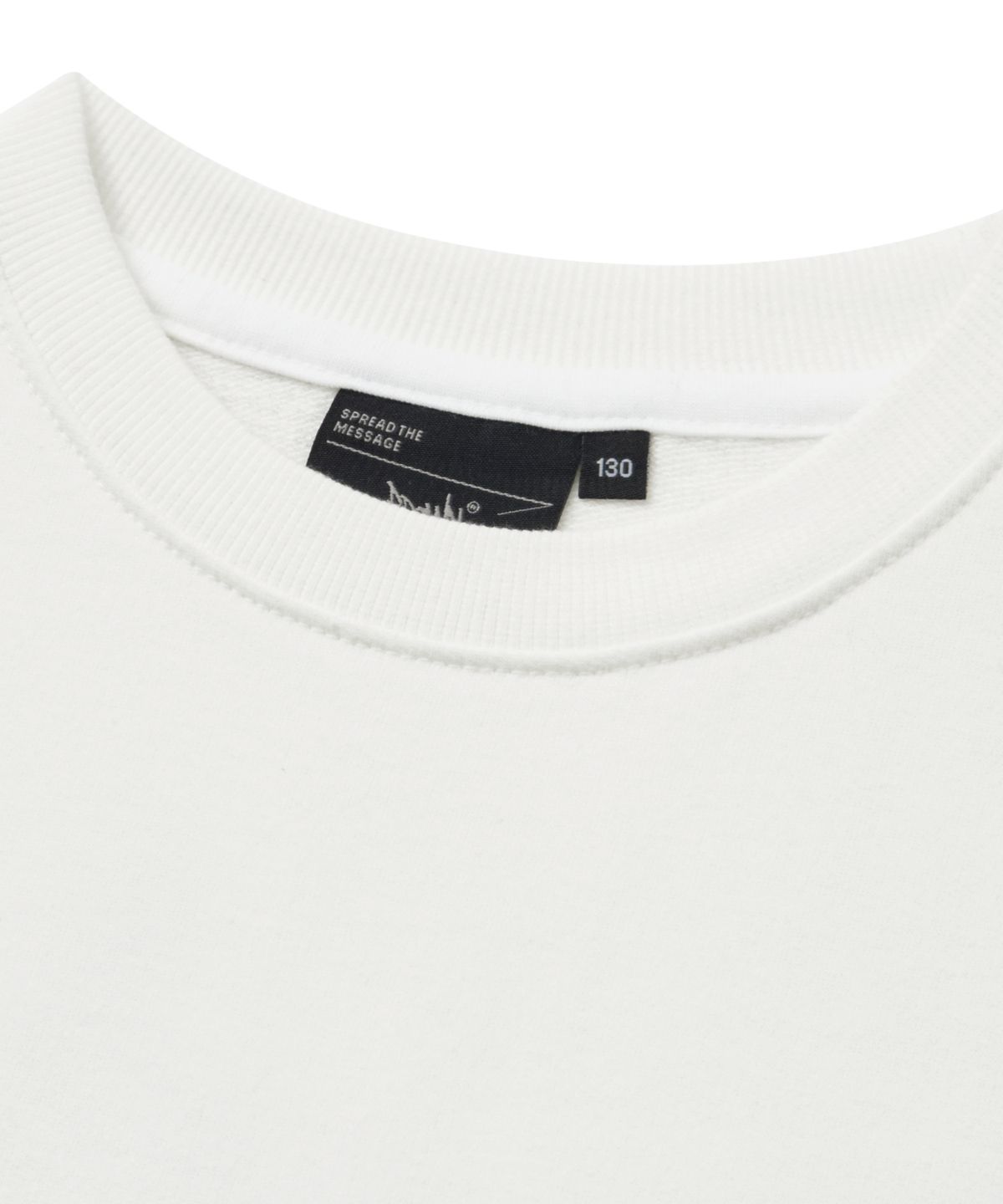 브라운브레스 키즈(BROWNBREATH KIDS) KIDS TAG COTTON MTM TEE - CREAM